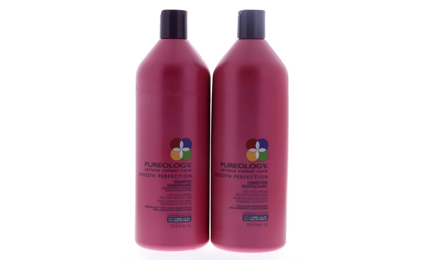 Image 2: Pureology Smooth Perfection Shampoo 33.8 oz , Conditioner 33.8 oz Set