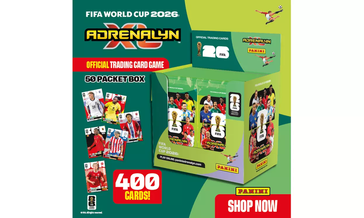Panini 50 Packs of FIFA WORLD CUP 2026™ Official Trading Cards - 400-Card Set