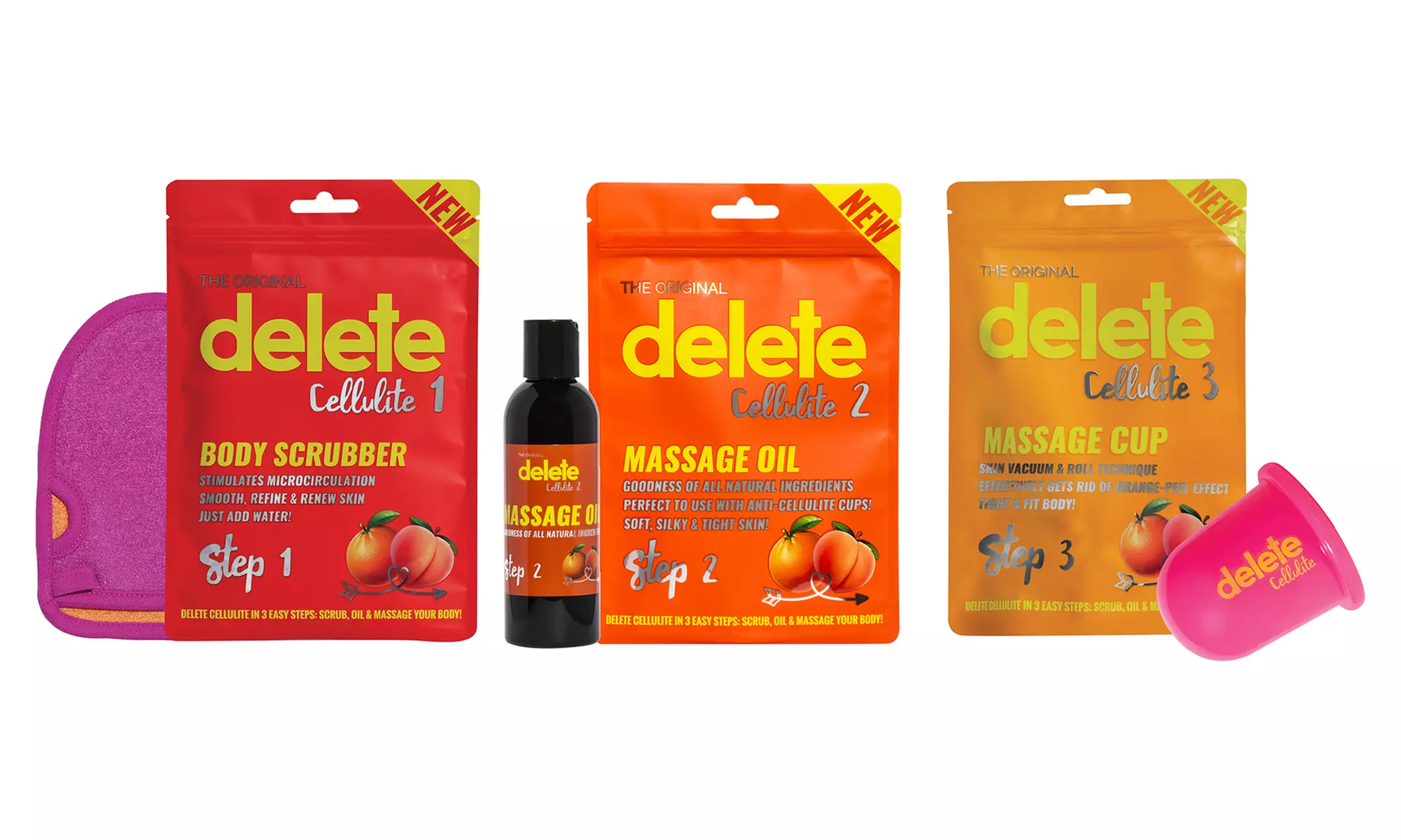 Ensemble de suppression de la cellulite en 3 pièces - Primary Image