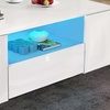 Image 12: High Gloss LED Coffee and Side Table Range