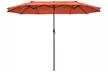 Costway 15FT Patio Double-Sided Umbrella Crank Outdoor Garden Market Sun Shade - Second Medium