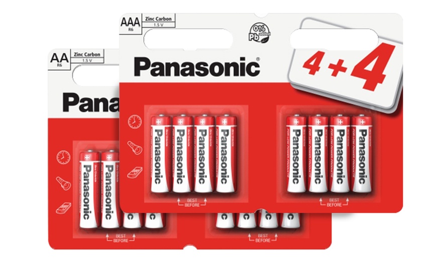 Image 2: Panasonic Zinc Carbon Batteries