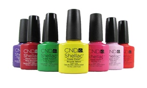 Two CND Shellac Gel Nail Polishes