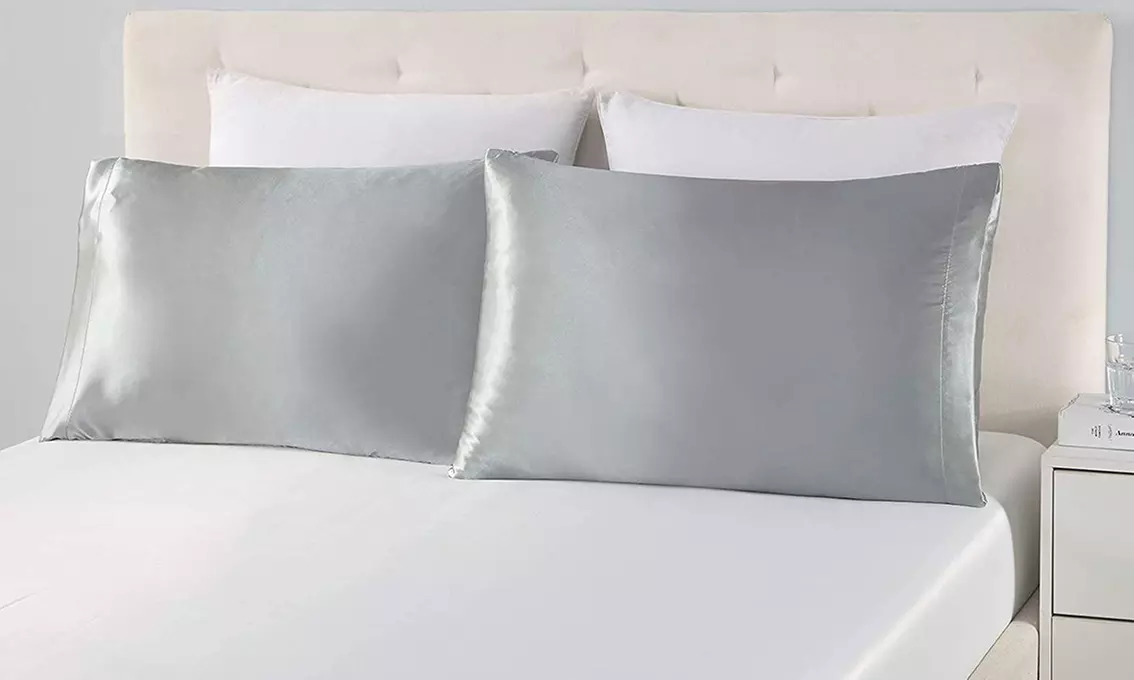 2-4 Pack Bridal Satin Hair Care Pillowcases Case for Hair Skin