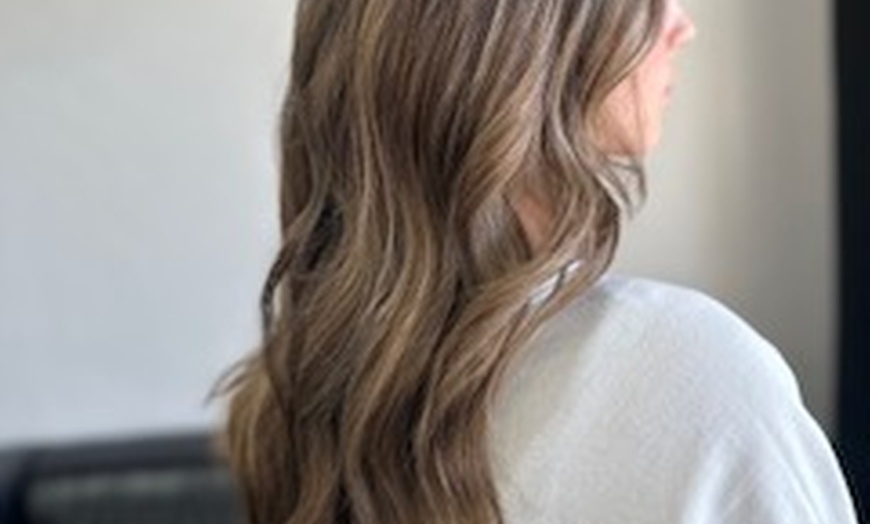 Image 3: Haircut, Conditioning, Blowout w/ Optional All Over Color or Highlight
