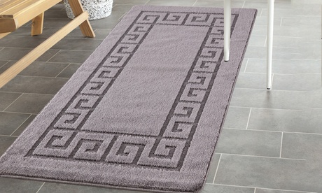 Smart Living Unisex Red Plain Machine Washable Non Slip Door Entrance Mats:80x300cm