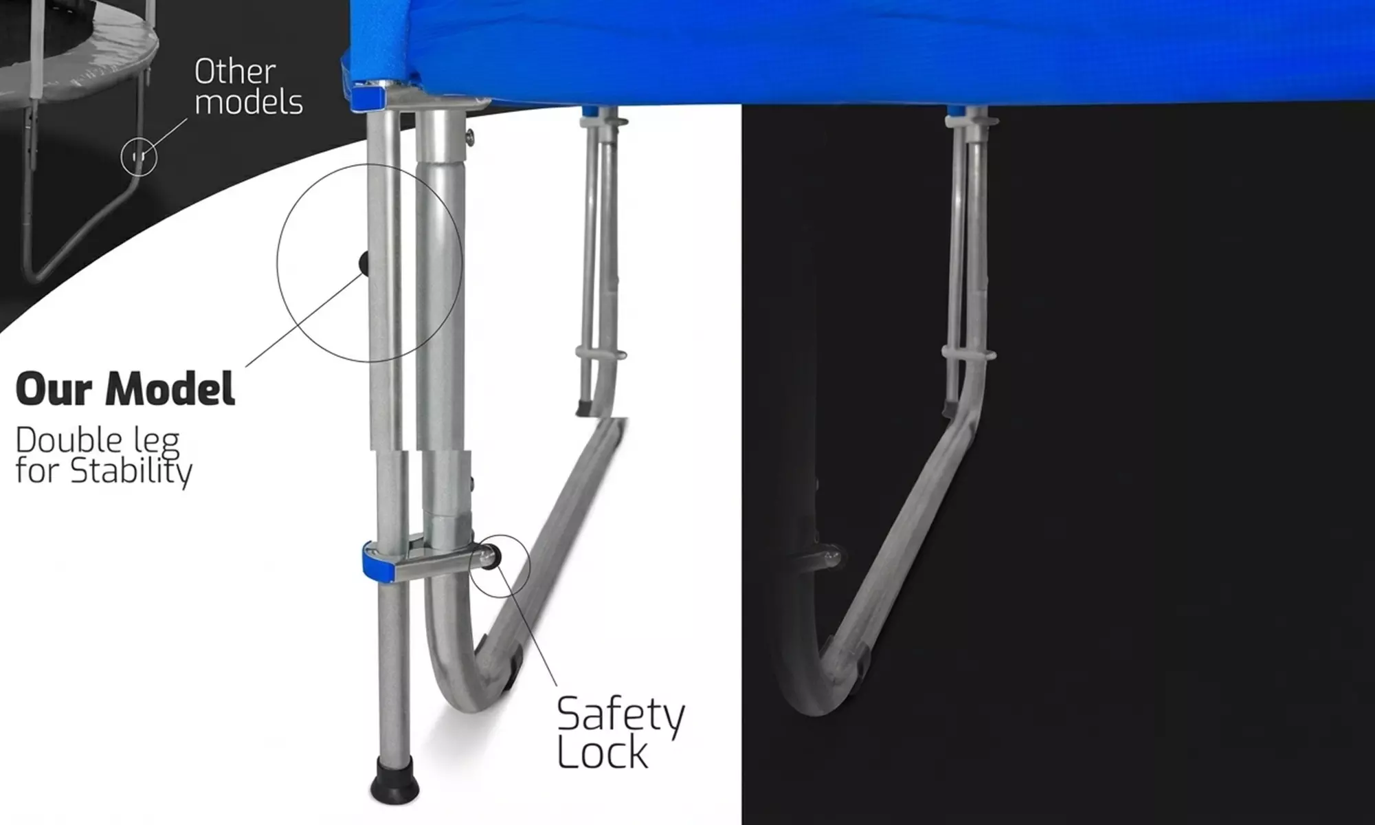 Trampoline pour enfants Jumpoo