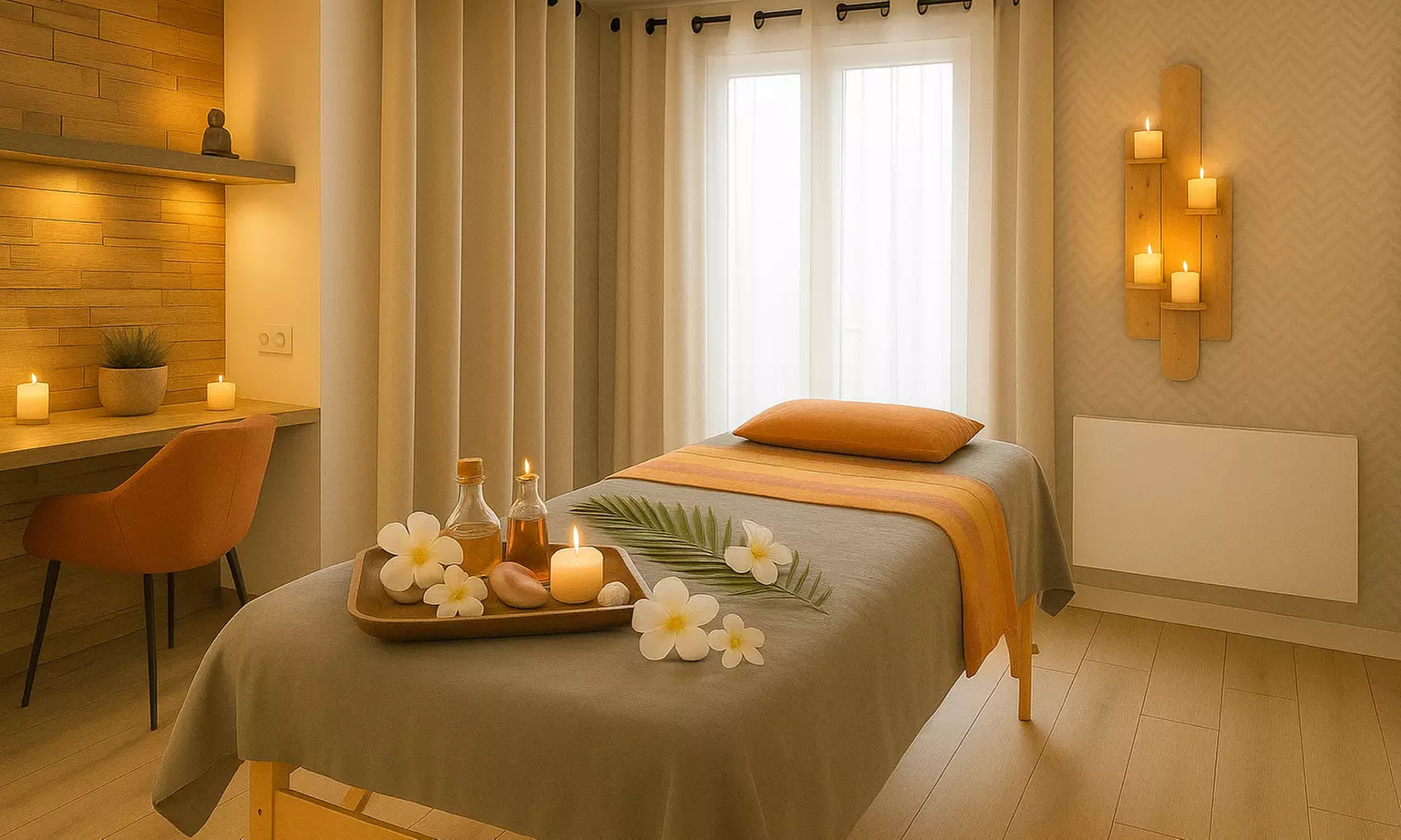 Massage dos, indien, californien, réflexologie : soin(s) au choix - 30 ou 60 min. (jusqu'à 30% de remise) - Primary Image