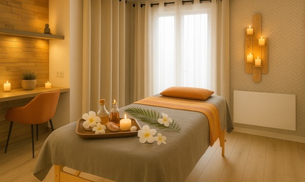 Massage du monde au choix ( californien, balinais, hawaïen, indien) d'1h