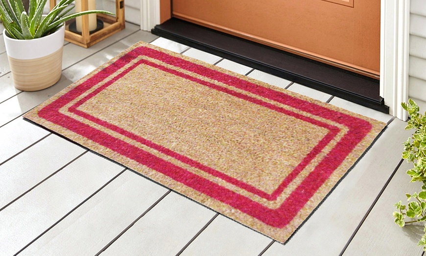 Image 7: Antislip deurmat van kokosvezel