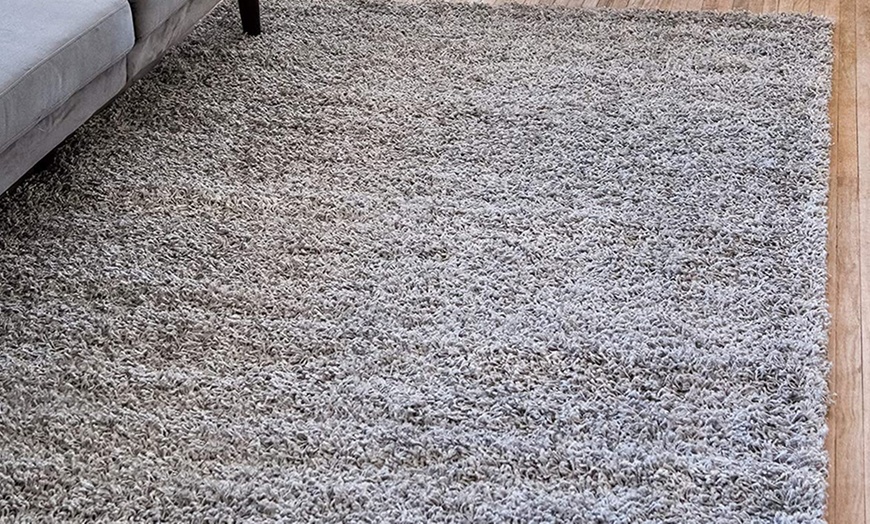 Image 4: Thick Pile Soft Shaggy Area Rug