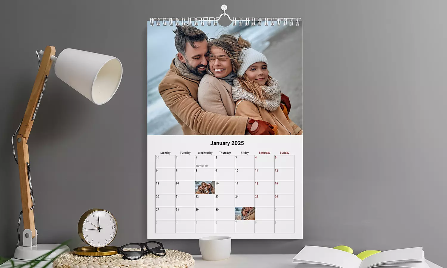 Calendriers personnalisés A3 : une touche unique pour chaque mois