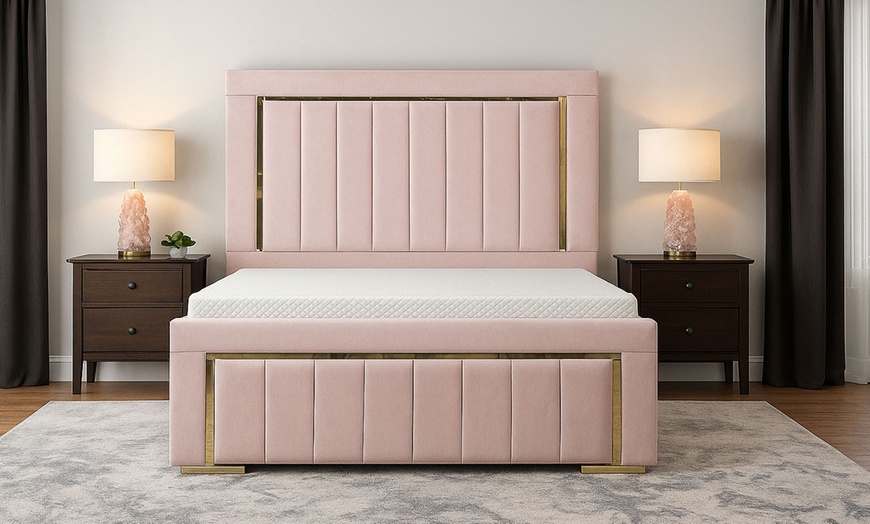 Image 13: Aurum Gold Line Bed Frame