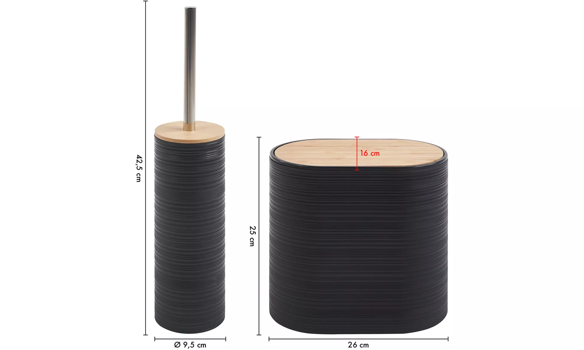 Juego completo de 6 accesorios de baño