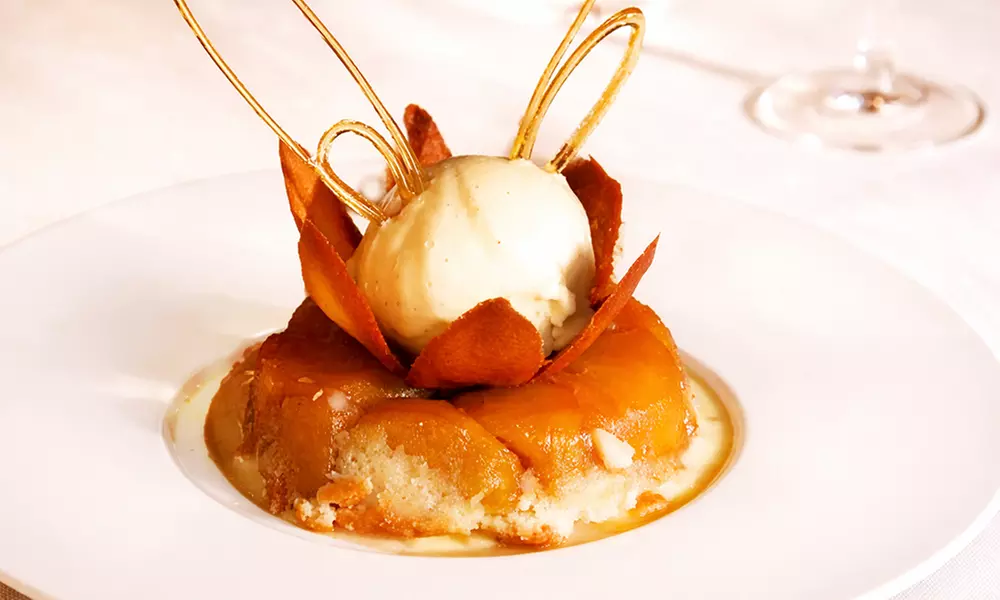 Menu gourmand 7 services avec accords mets et vins en option au Tilia