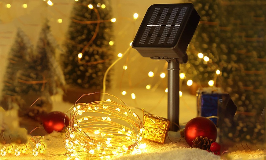 Image 20: Garden Solar Powered Fairy String Light