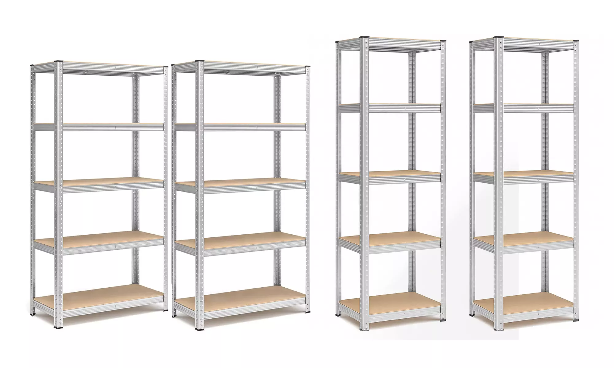 Set di 2 scaffali in metallo