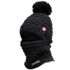 Image 6: Womens Winter Hat Warm Thick Cap Scarf Knit Ski Beanies