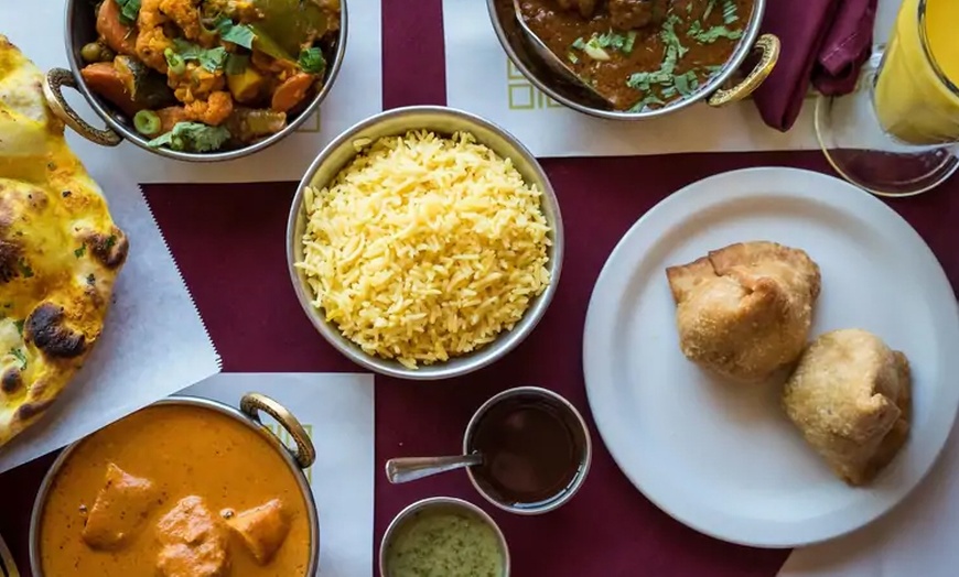 Image 2: Four-Course Vegetarian Indian Meal With a Drink Each For Two or Four

