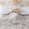 Image 7: Fleece Weighted Blanket for Adults in Various Colours and Sizes
