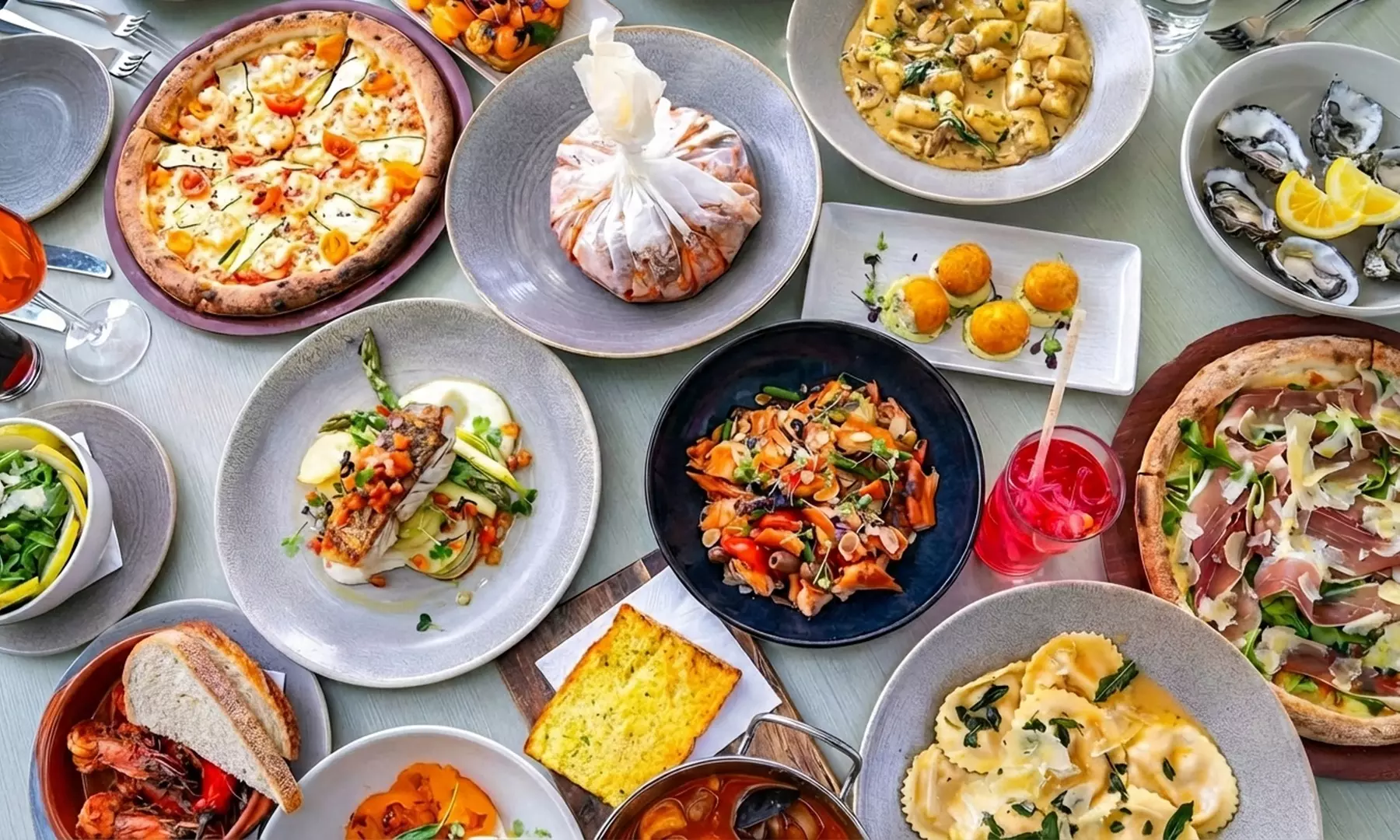 3 Course Italian Menu-Circular Quay with House Wine/Beer each for 2/4