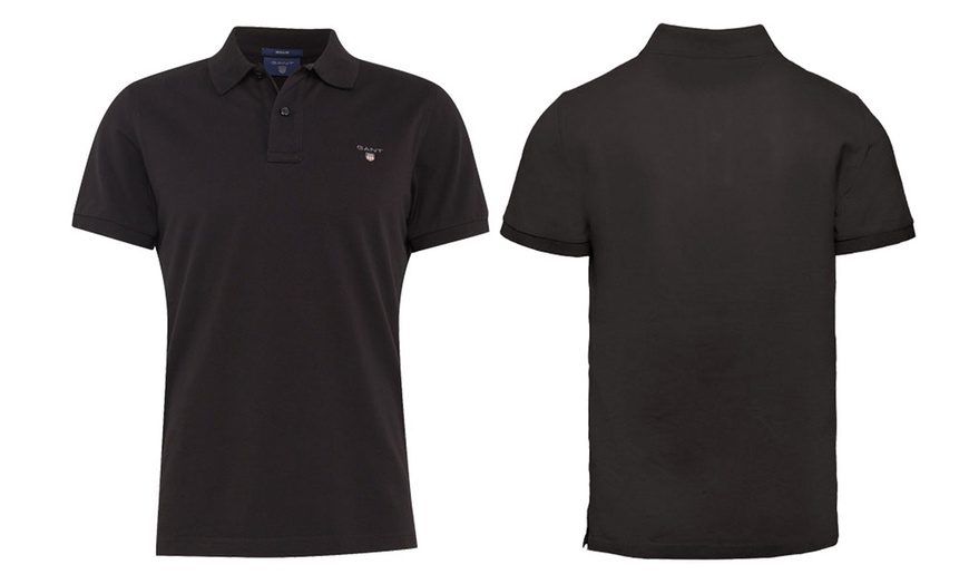 Image 3: Gant Regular Fit Shield Piqué Polo Cotton Shirt for Men 