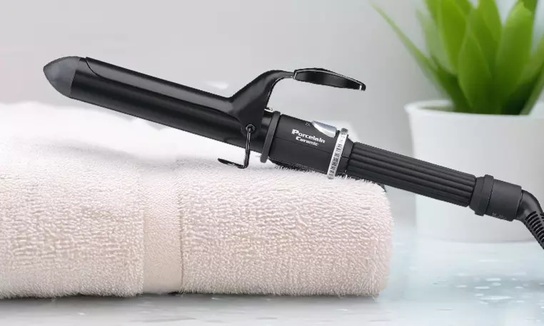 BabylissPRO Babyliss Porcelain Ceramic 1" or 3/4" Spring Curling Iron