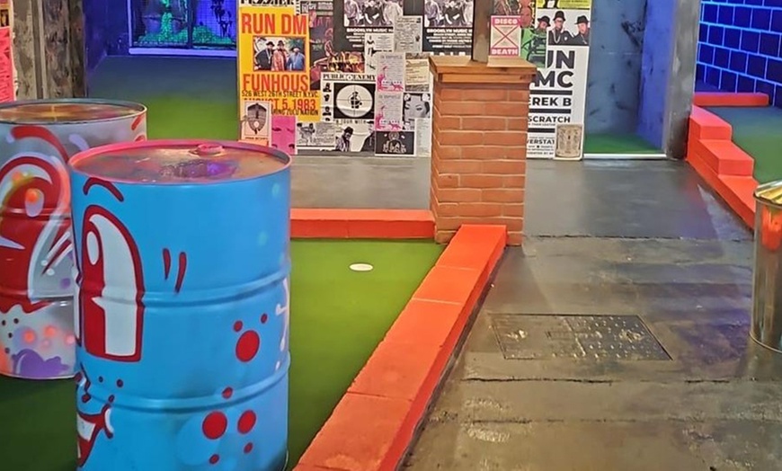 Image 9: Step into a Brooklyn-Themed 18 Holes of Mini Golf for Adult and Child 