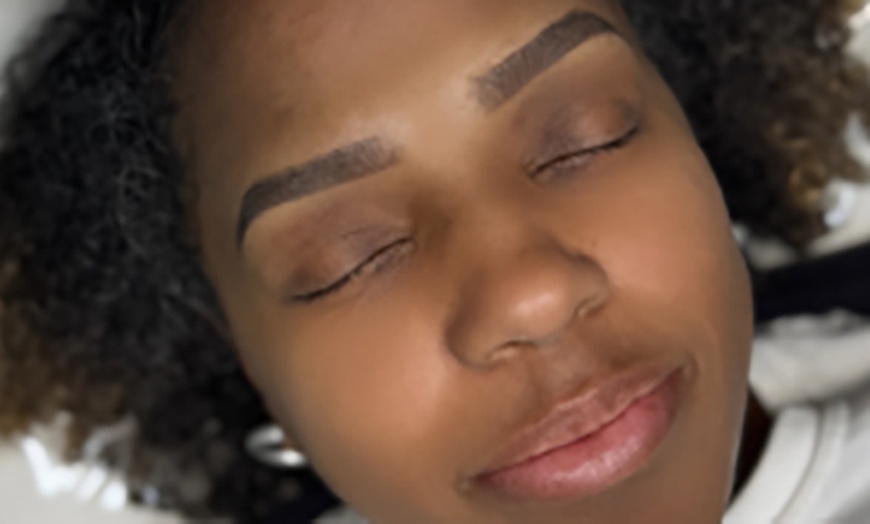 Image 2: Lip Blush and Ombre Powder Brows Transformation!