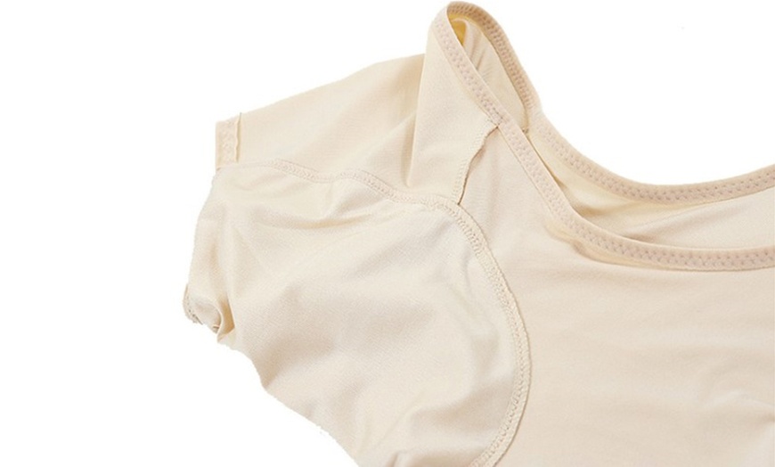 Image 6: Women's Breathable Armpit Underarm Sweat Pads Vest