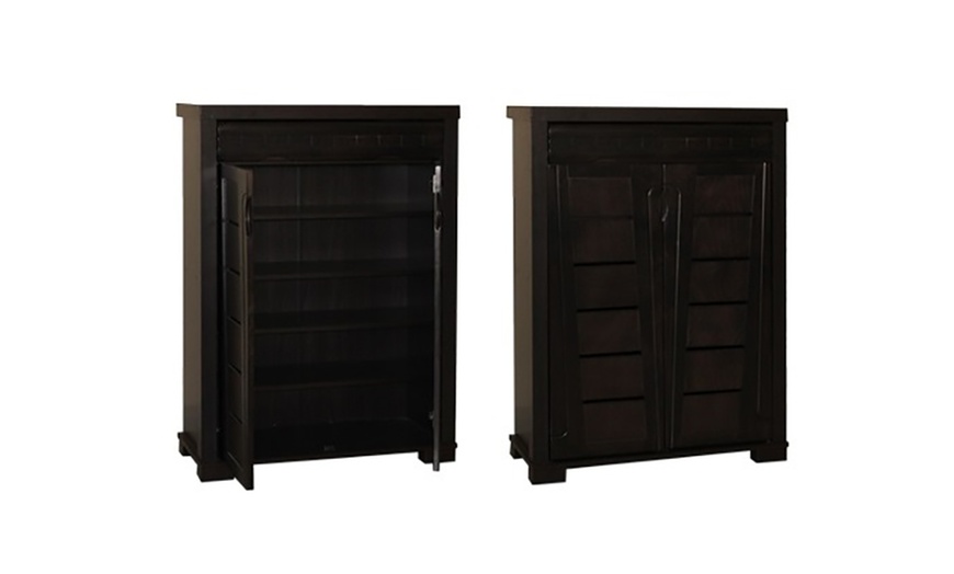 Image 4: Two-Door Shoe Cabinet