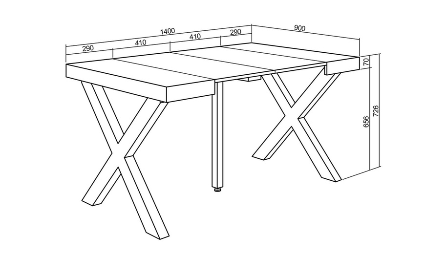 Image 35: Console extensible Skraut Home 140 cm