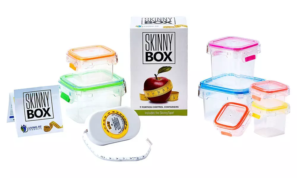 Skinny Box Portion Control Container Set (8-Piece) - Primary Image