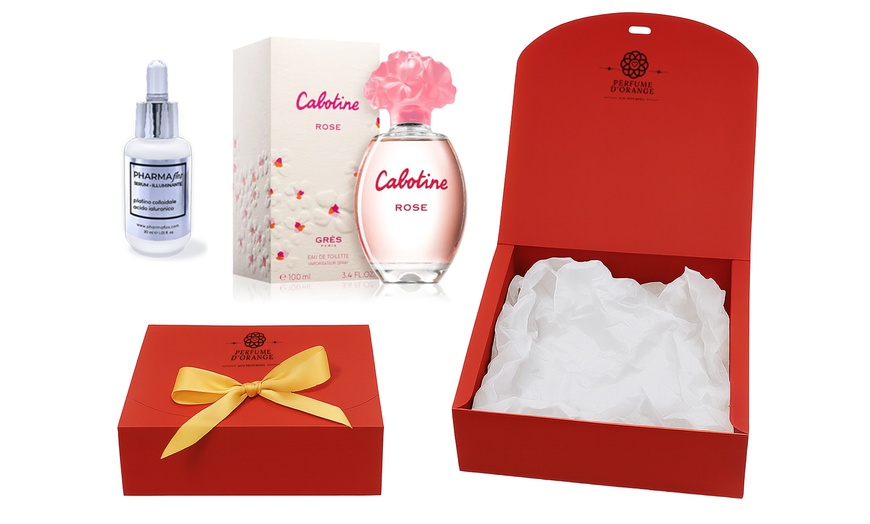 Image 4: Fragranza Cabotine de Grès con siero al platino colloidale e gift box
