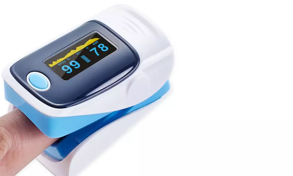 Fingertip Pulse Oximeter And Blood Oxygen Saturation Monitor With LED Display