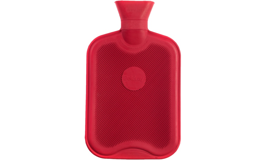 Image 2: Beldray Ribbed Hot Water Bottles