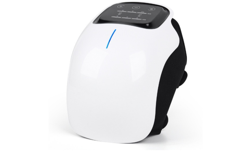Image 3: 3-in-1 Heated Compression Knee Massager with Light Therapy