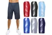 (3-Pack) Men's Moisture Wicking Performance Mesh Shorts With Side Trim Design - Second Medium