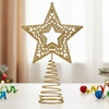 Image 18: Gold and Silver Star Christmas Tree Toppers