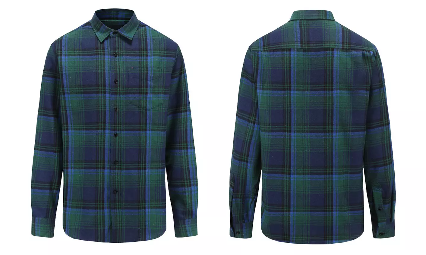 Braveman Men's Buffalo Plaid Button Down Classic Fit Flannel Shirt (S-3XL)