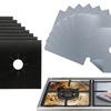 Image 2: Gas Range Stove Top Burner Protector Reusable Liner Clean Non-stick Cover