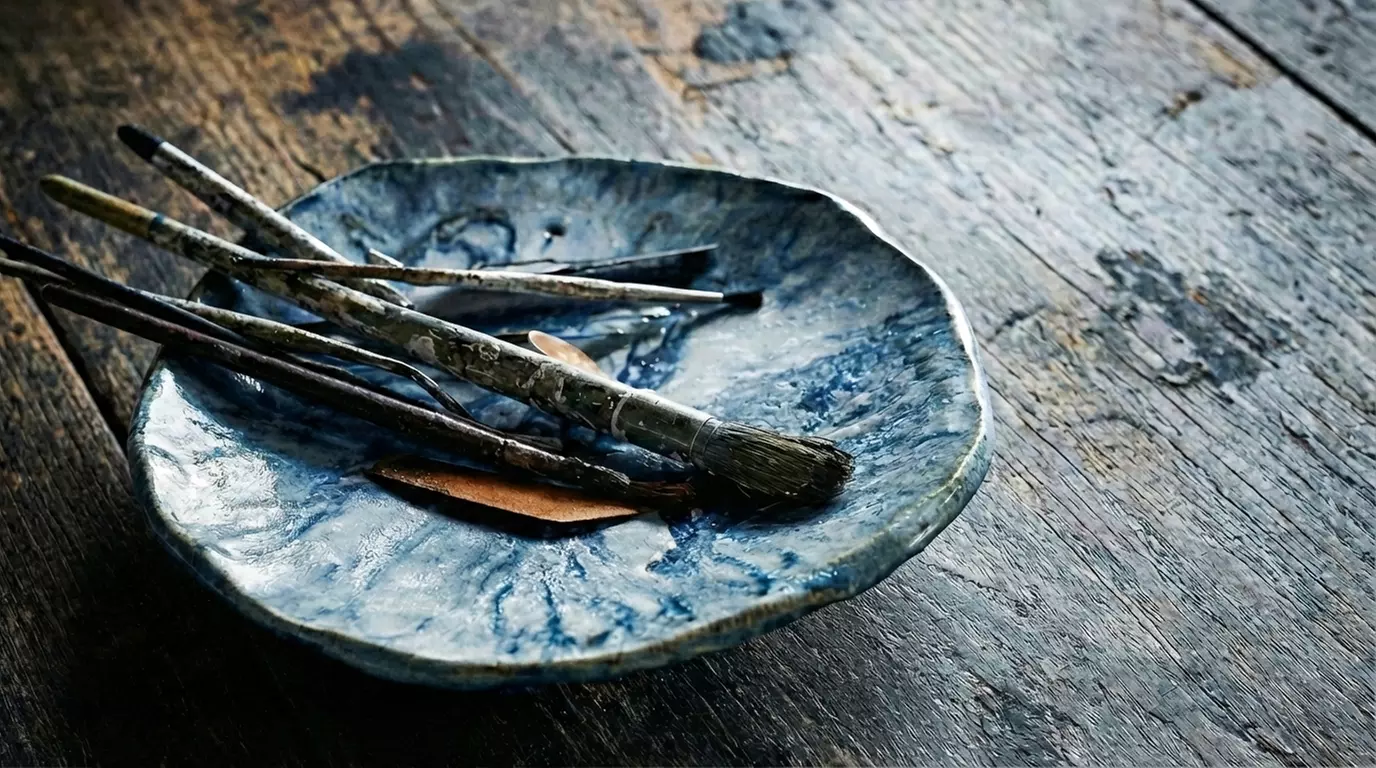 Taller de pintura creativa con picoteo y cava para 1, 2 o 6 personas