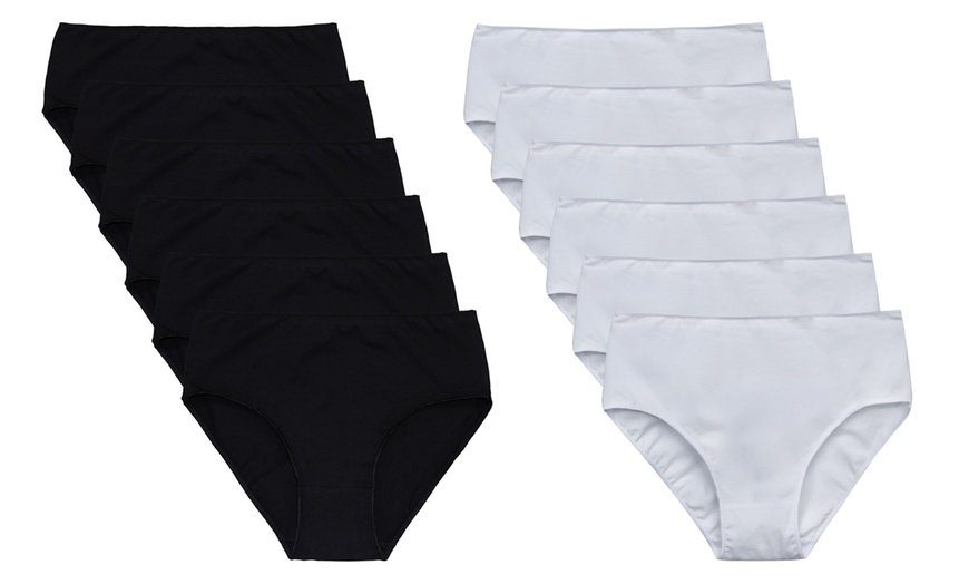 Image 7: Lot de 6 ou 12 culottes slip ou midi taille haute Coconuda