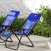 Image 8: Outsunny Zero Gravity Lounger Chairs (Set of 2)