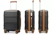 KONO Three-Piece Travel Set With Cabin Suitcase, Vanity Case and Holdall Bag - Image 7
