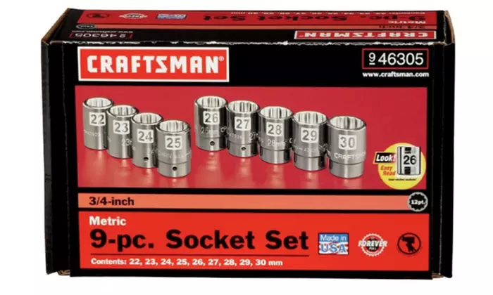 Craftsman Metric Socket Accessory Set (9-Piece) - Primary Image