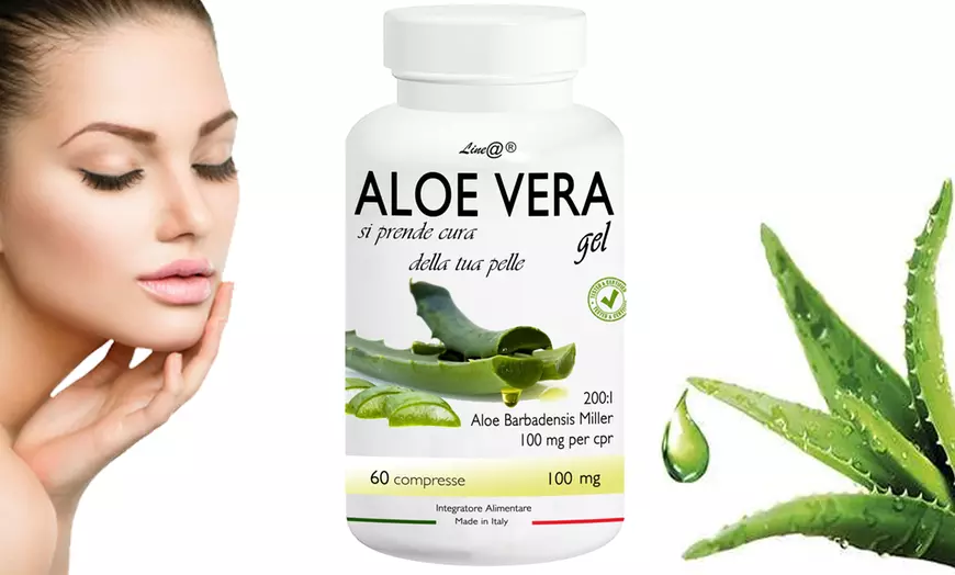 Image 1: Comprimés Aloe Vera Lineadiet