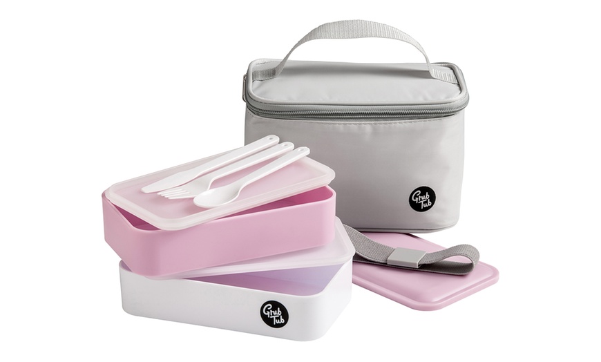 Image 6: Grub Tub Lunch Box Set 