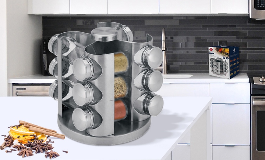 Image 1: Rotating Spice Rack
