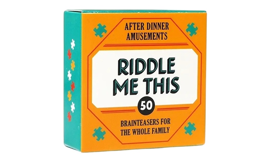 Image 10: One or Four Travel Card Games - Family Fun Questions and Riddles
